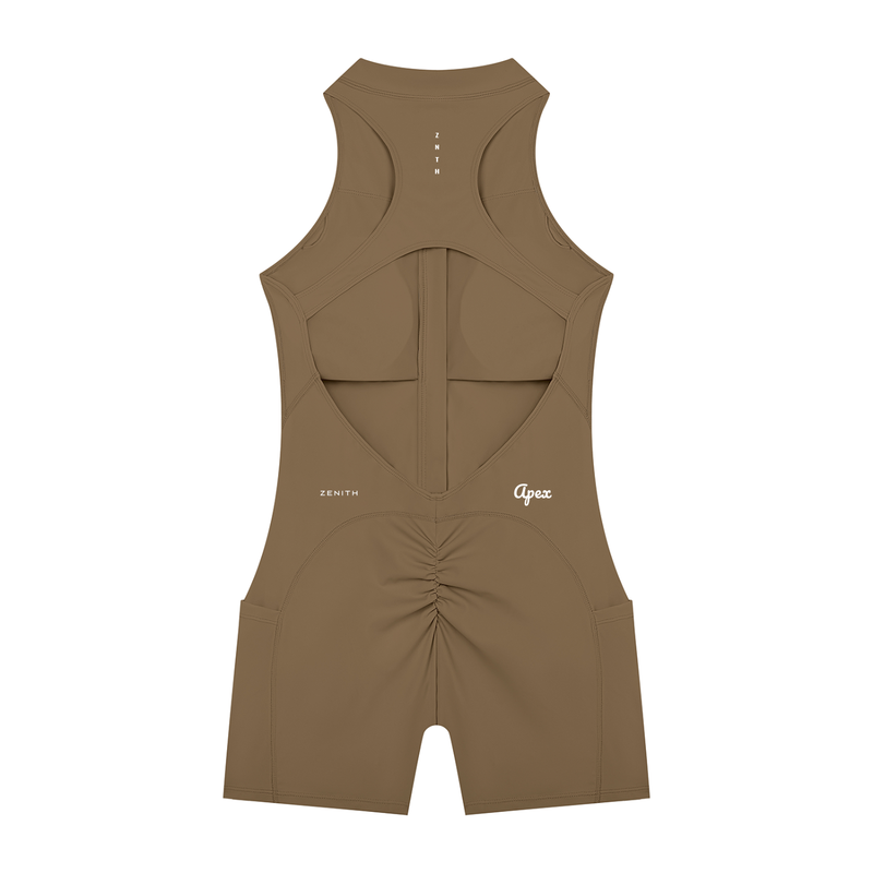 Apex Quarter-Zip Romper