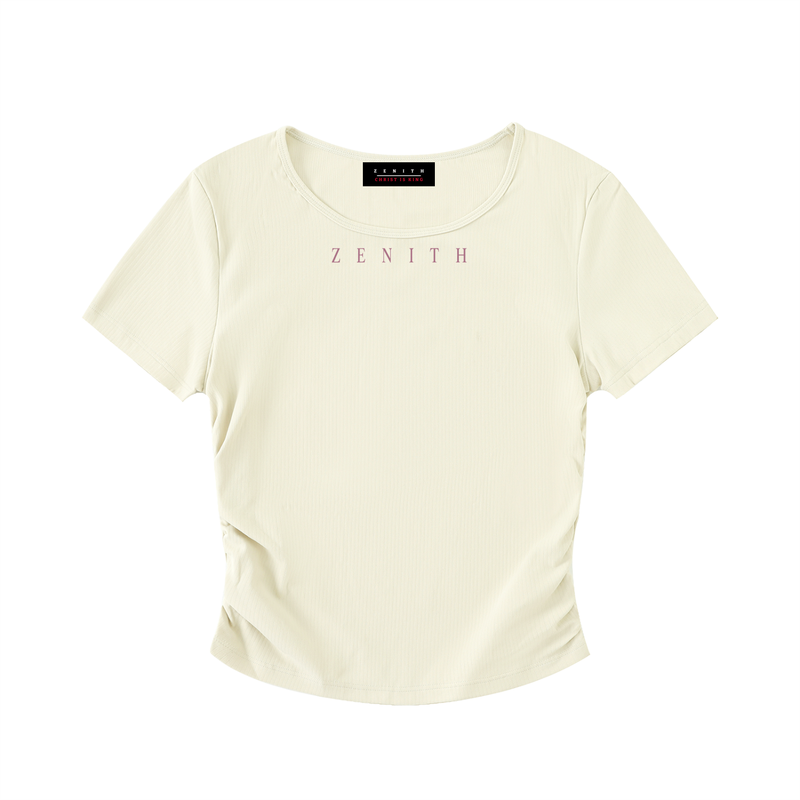 Lily of the Valley Ruched Crop Top