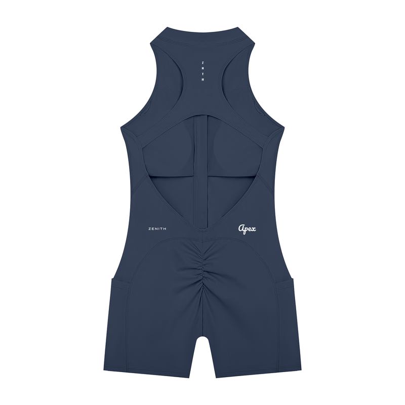 Apex Quarter-Zip Romper