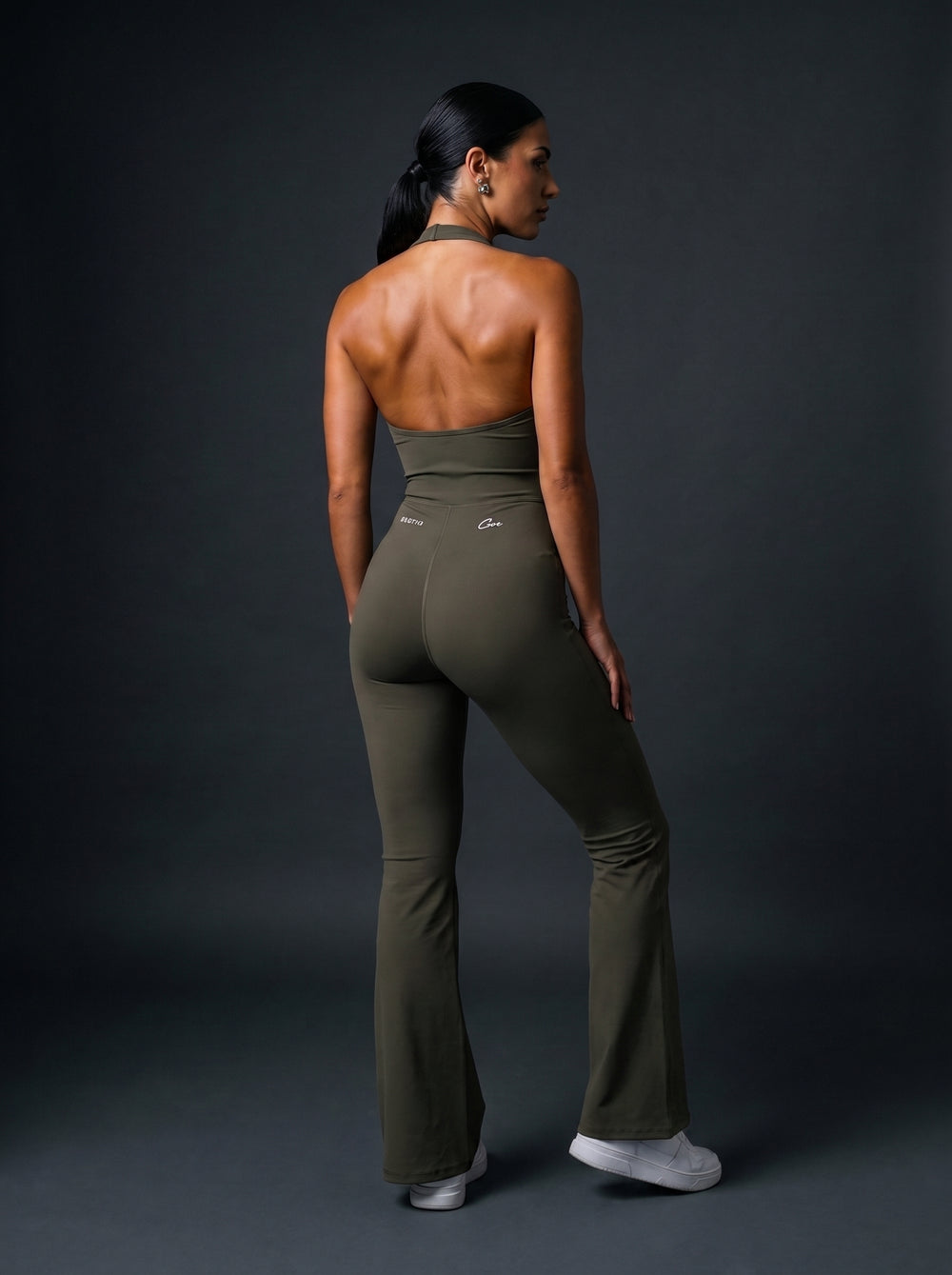 CORE Halter Flared Jumpsuit