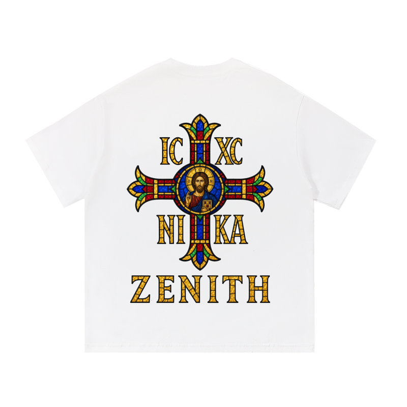 IC XC NIKA Stained Glass Tee