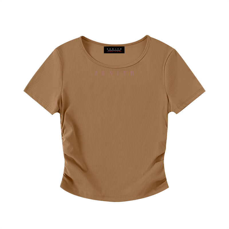 Lily of the Valley Ruched Crop Top
