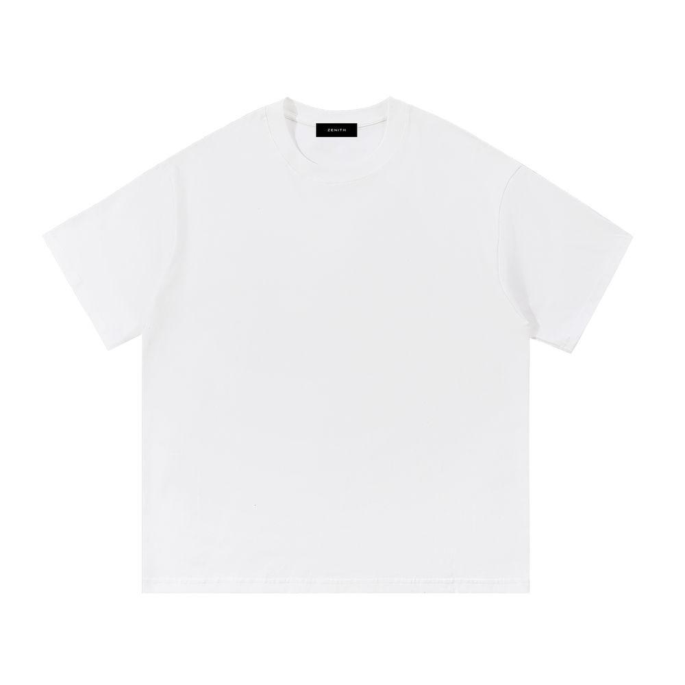 Who Is Like God Tee — White — plain chest detail