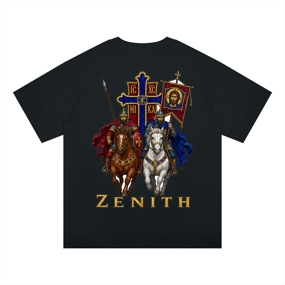 IC XC NIKA Cavalry Tee — Black — oversized fit, back print