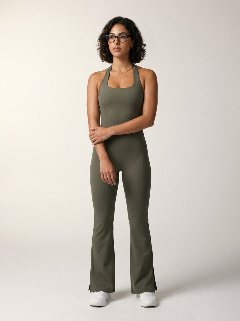 CORE Halter Flared Jumpsuit