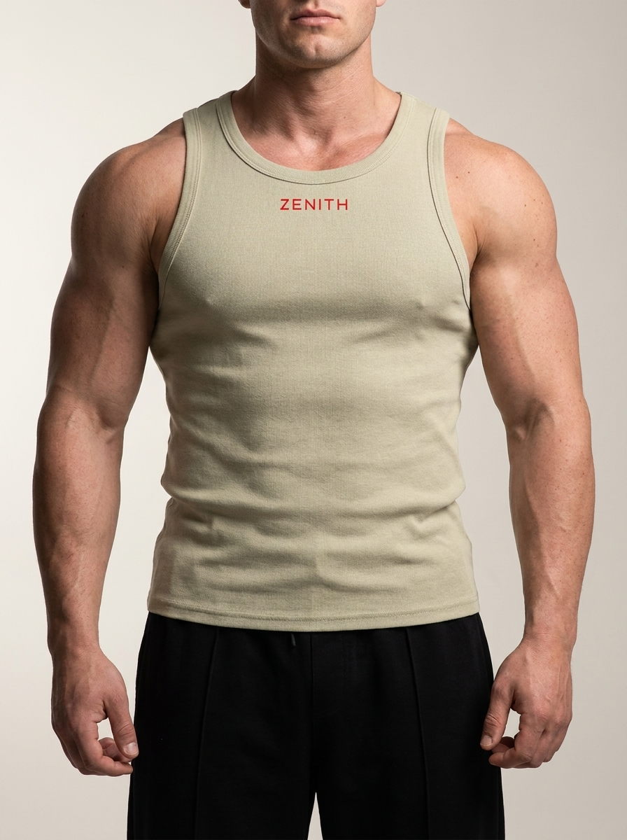 Khaki torso crop