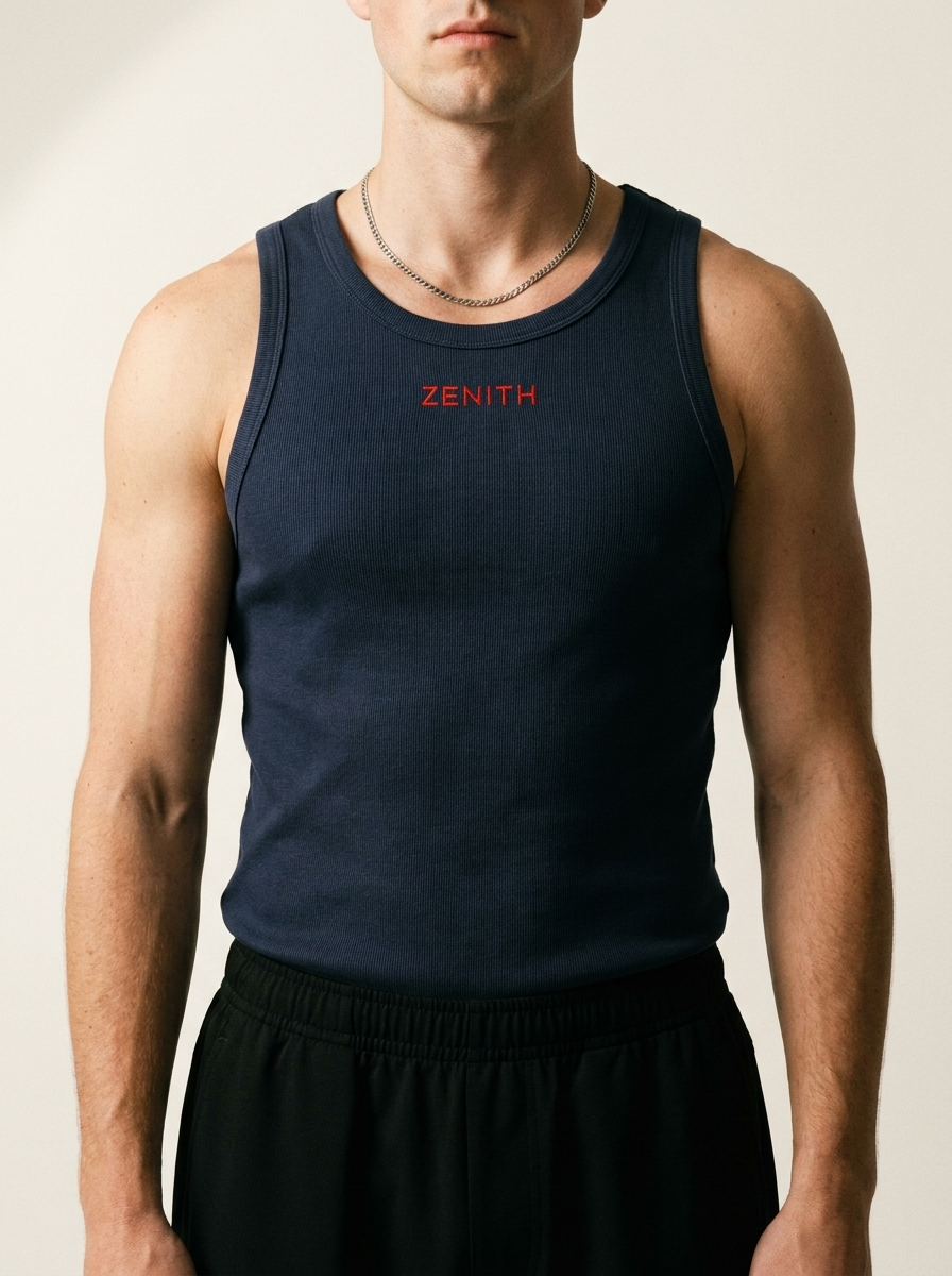 Royal Blue torso crop
