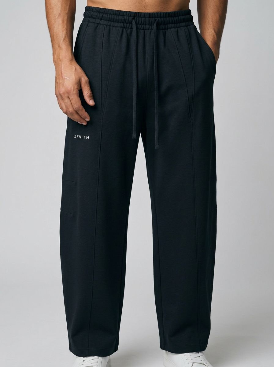 Navy Blue mid crop