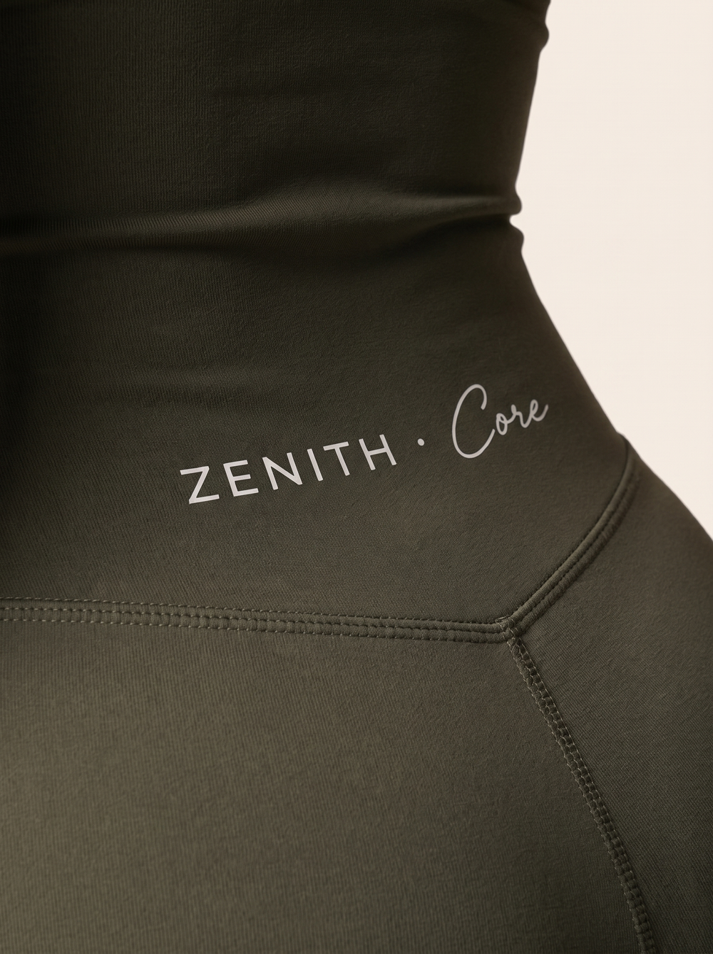 Army Green branding detail