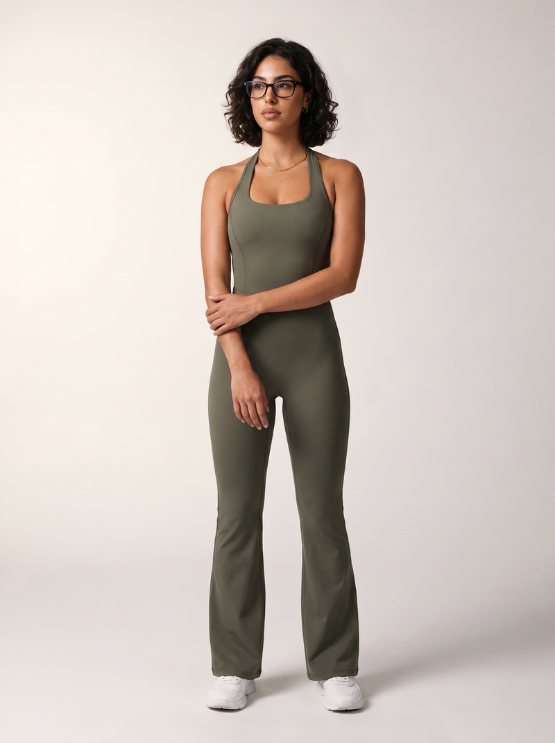 CORE Halter Flared Jumpsuit